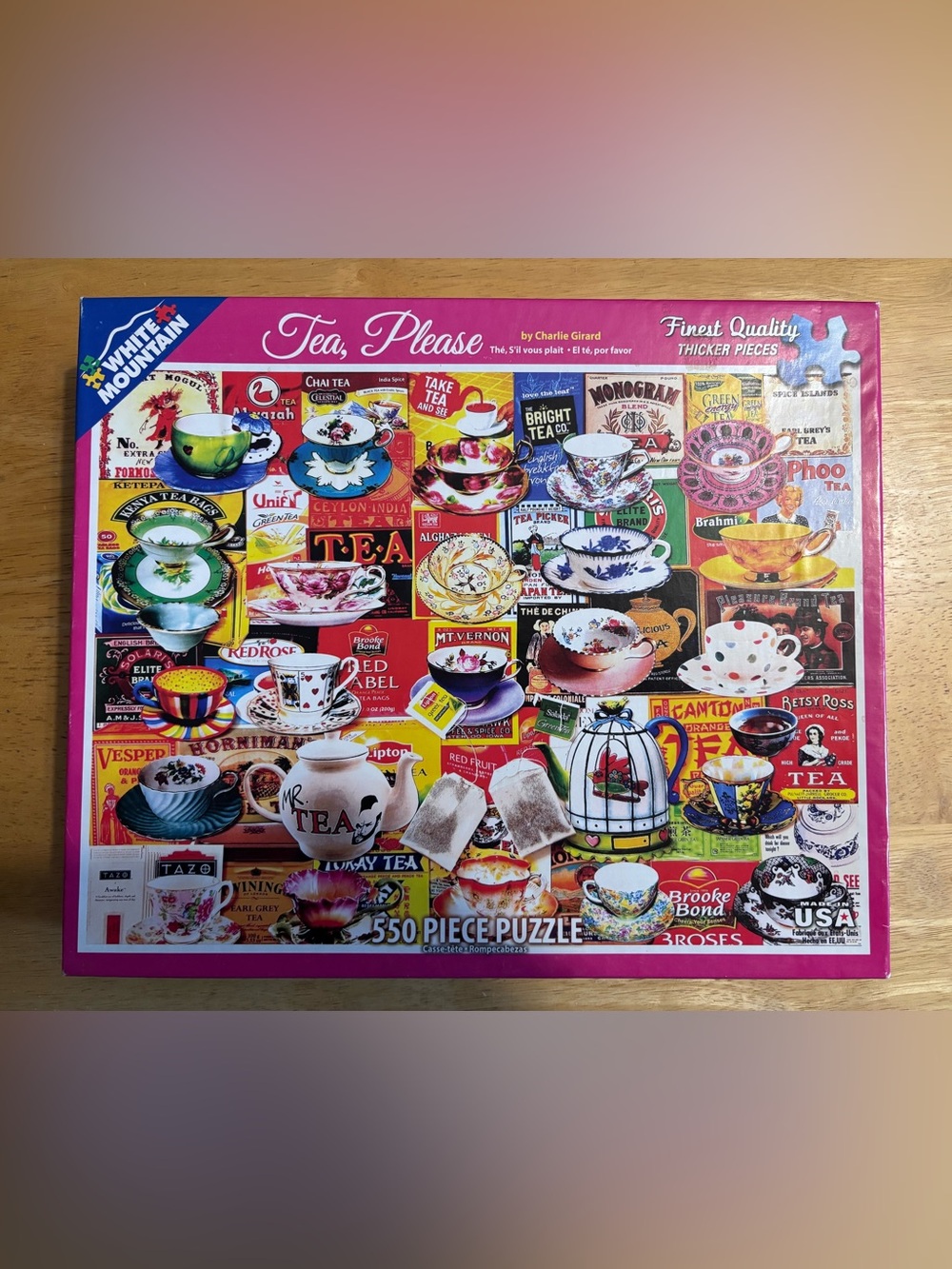 White Mountain “Tea Please” Puzzle - Complete